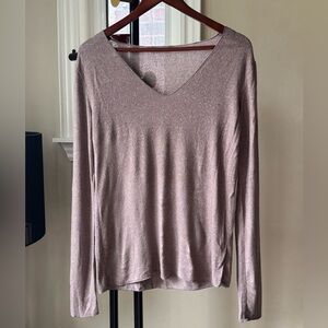 ZARA V-Neck Long Sleeve Sweater